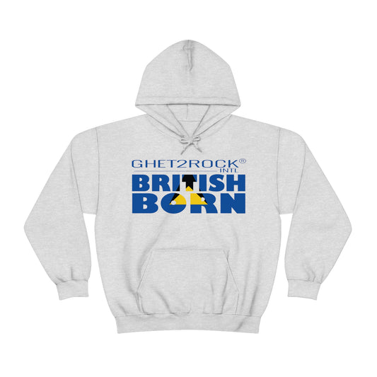 St Lucia British Born Unisex Heavy Blend™ Hooded Sweatshirt