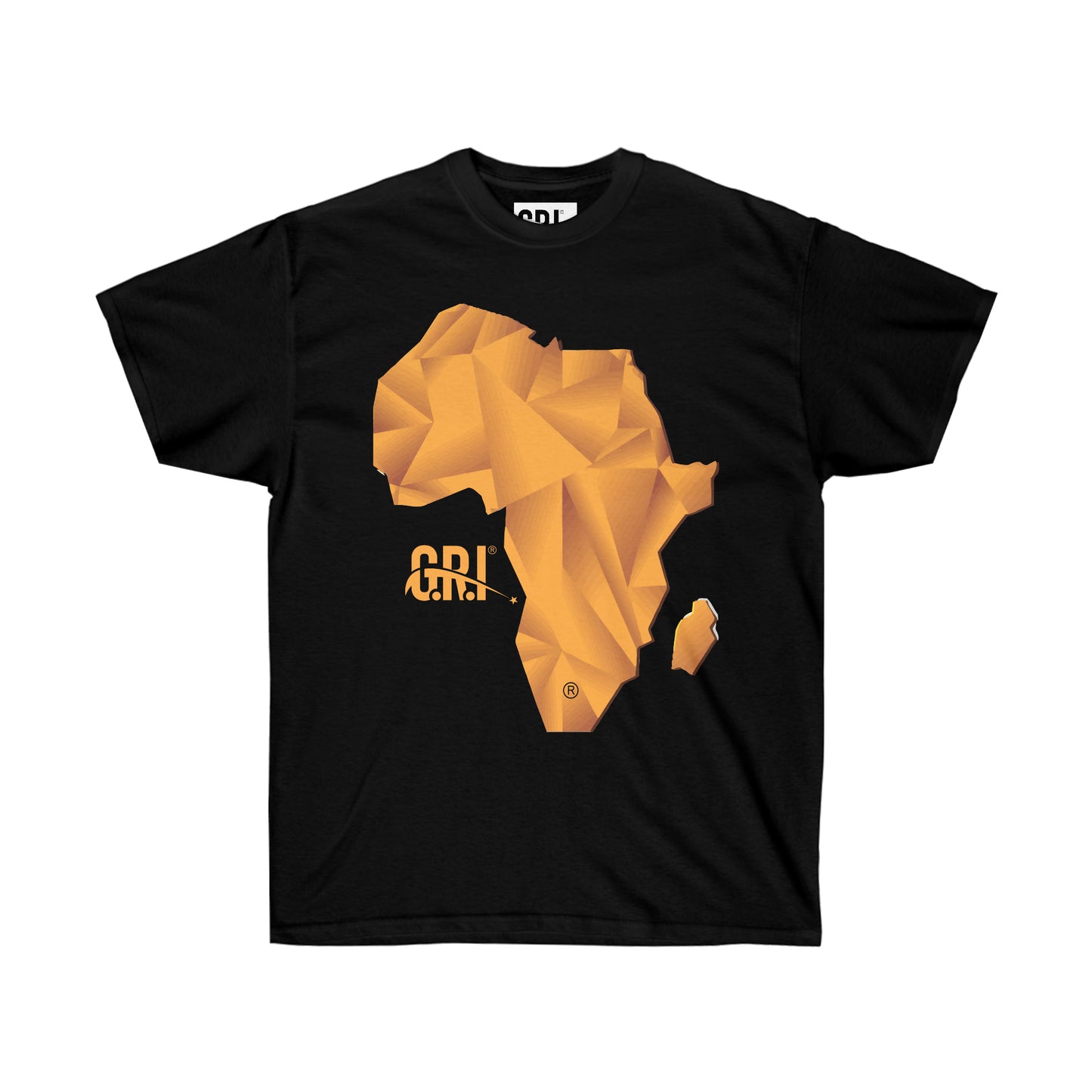 African Gold Map Unisex Ultra Cotton Tee