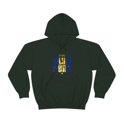 Bajan Born Unisex Heavy Blend™ Hooded Sweatshirt