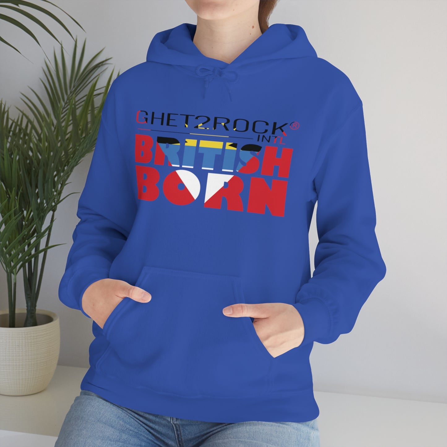 Antigua British Born Unisex Heavy Blend™ Hooded Sweatshirt