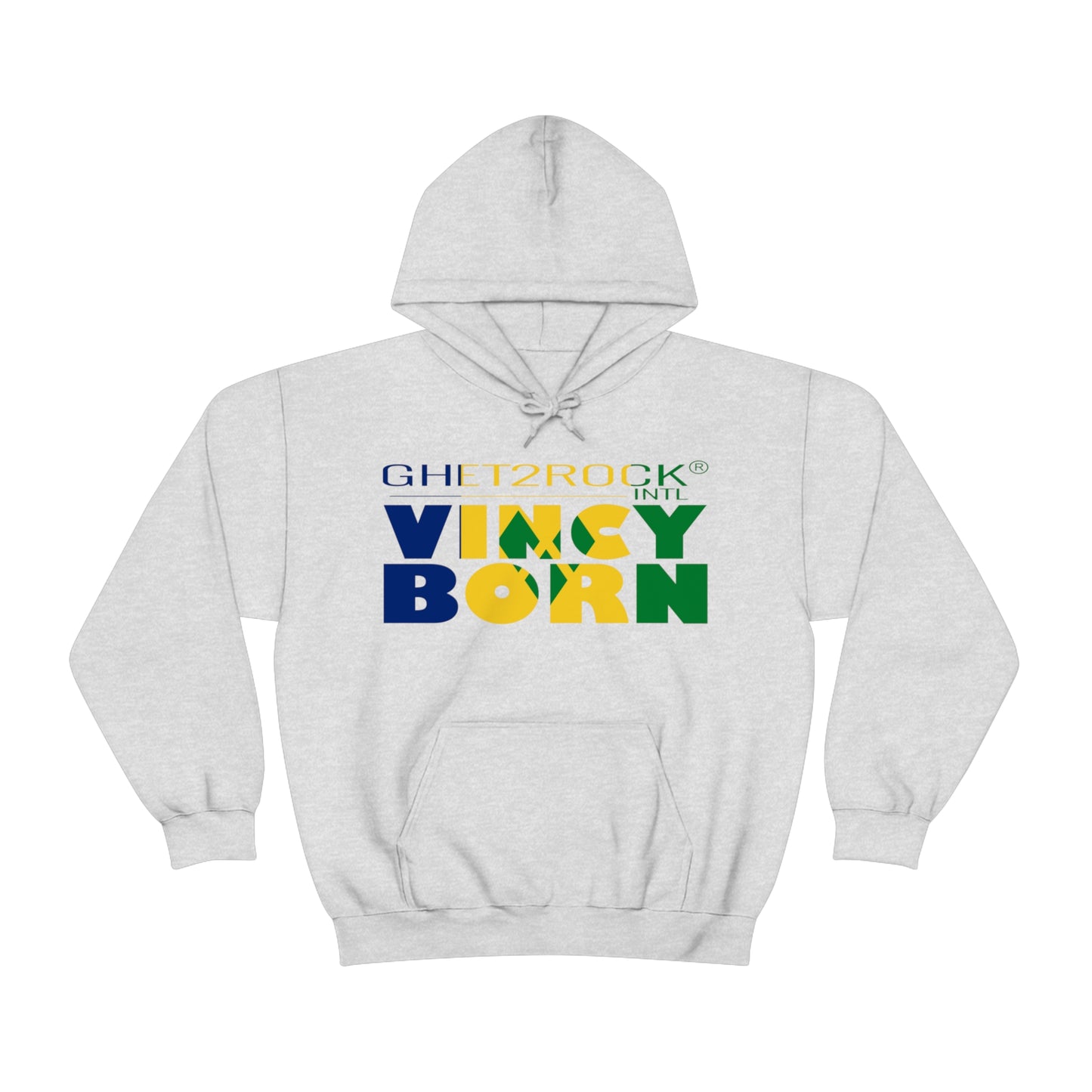 St Vincent (Vincy) Born Unisex Heavy Blend™ Hooded Sweatshirt