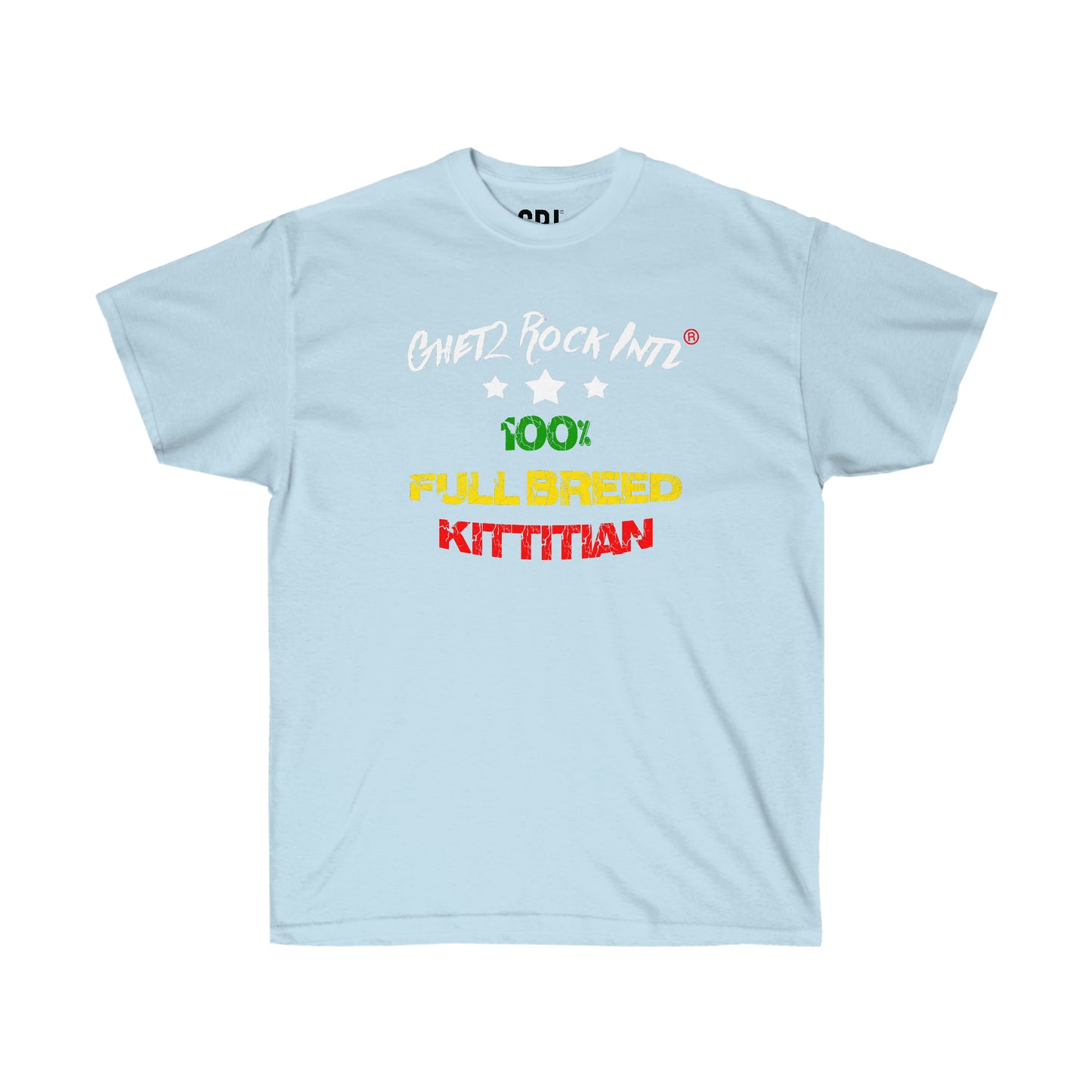 100% Full Breed Kittitian V1 Unisex Ultra Cotton Tee
