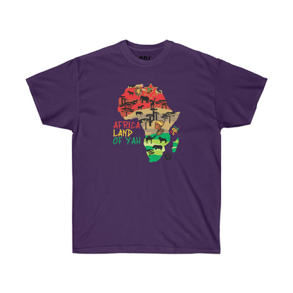 Africa Land of Yah T-Shirt V1 Unisex Ultra Cotton Tee
