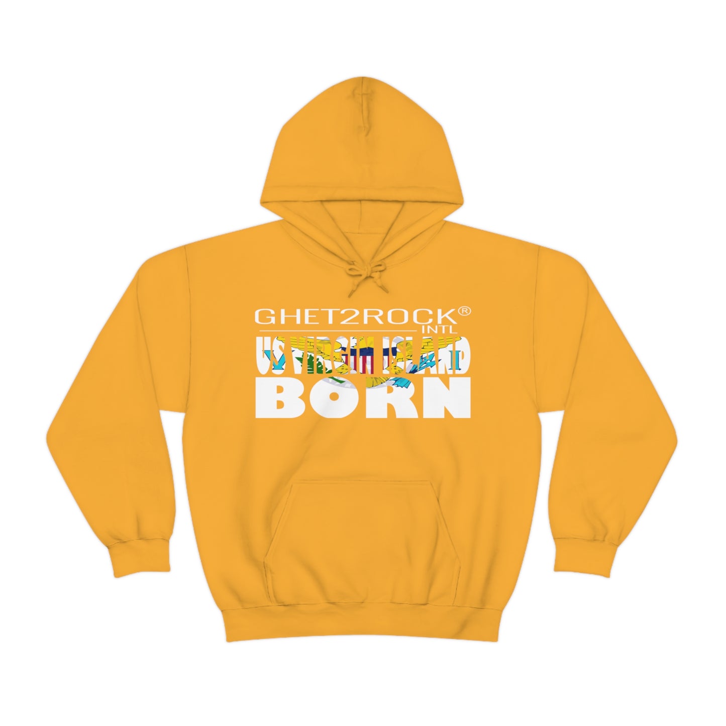 US Virgin IslandBorn Unisex Heavy Blend™ Hooded Sweatshirt