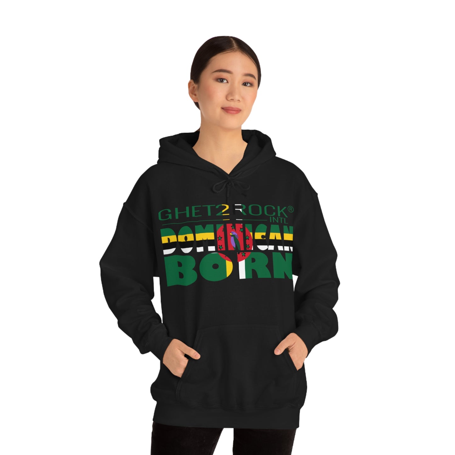 Dominican Born Unisex Heavy Blend™ Hooded Sweatshirt
