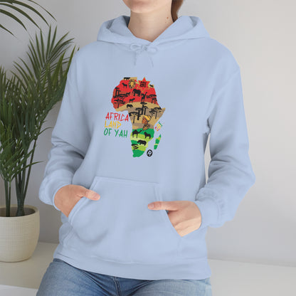 Africa Land of Yah Unisex Heavy Blend™ Hooded Sweatshirt V2