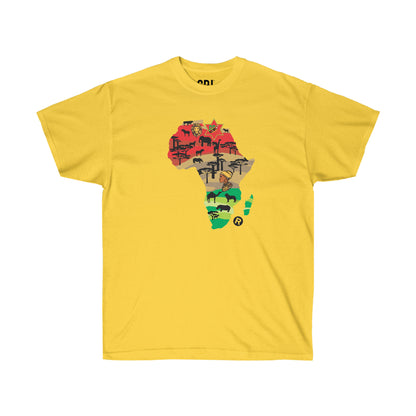 Africa Land of Yah T-Shirt V3 Unisex Ultra Cotton Tee