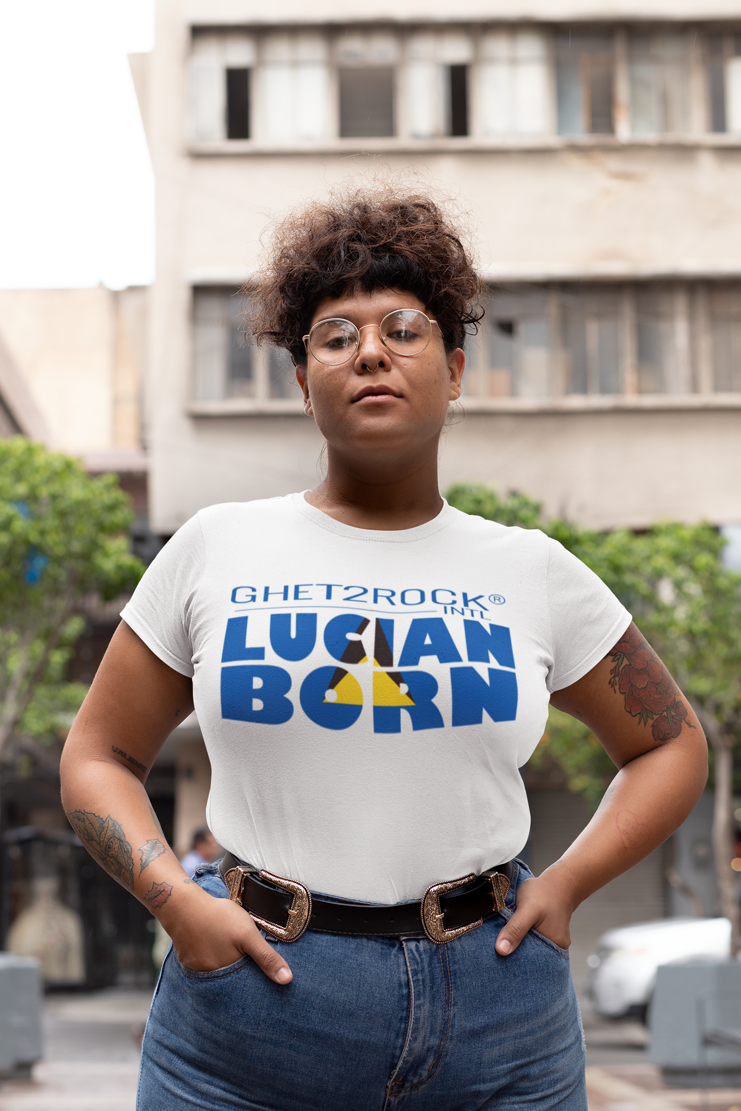 St Lucian Born Unisex Ultra Cotton Tee